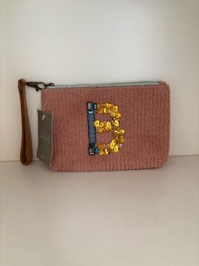 Miss Albright Specialty
Anthropologie Wristlet
Zipper Pouch Initial BWool
Felt